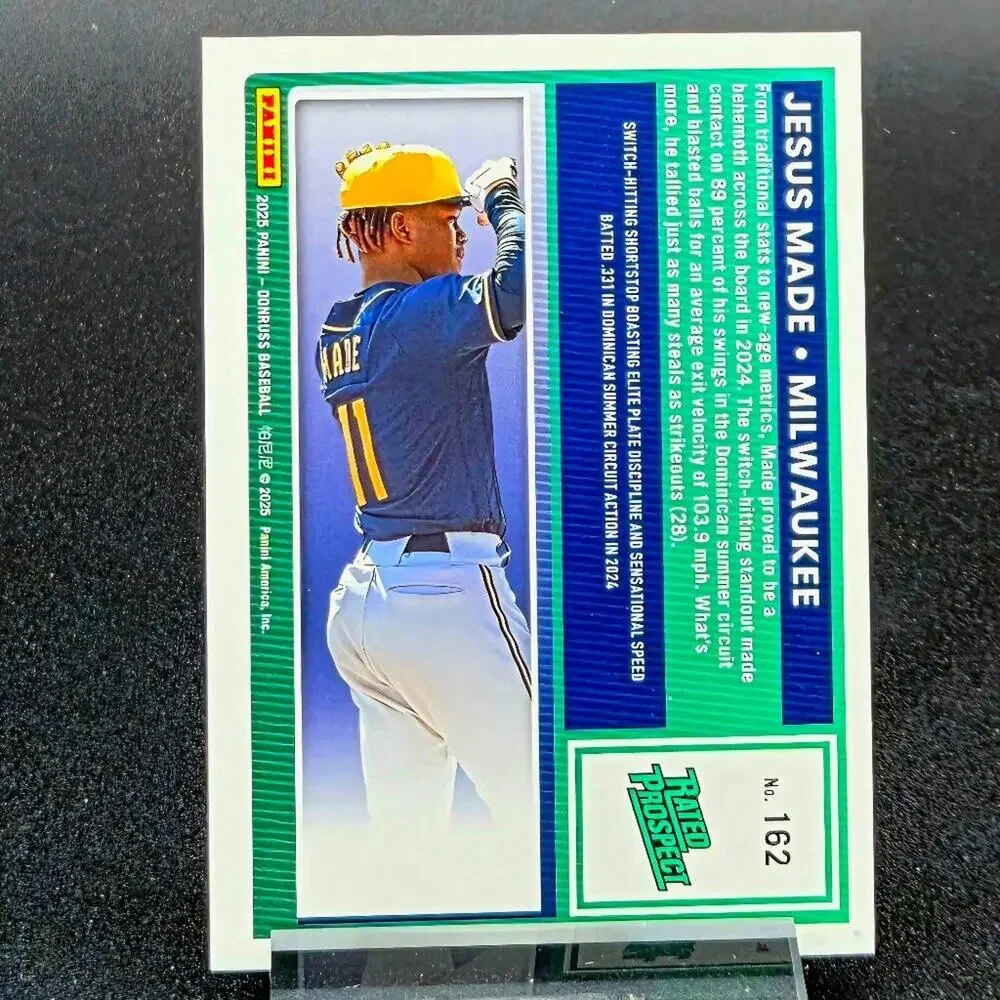 2025 Jesus Made Rocket Crusade Prizm RC's Milwaukee Brewers Top Prospect - Picture 3 of 7